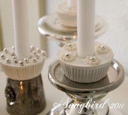 Plaster Craft Cupcake Candle Holders Plaster Craft Cupcake Candle Holders