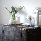 Beautiful vignette with lantern