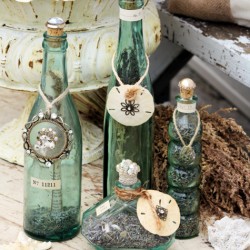 Decorated bottles