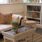Red Door Home: Metal Top Table Redo