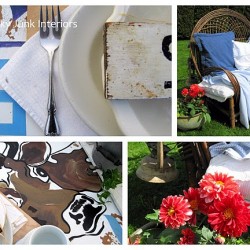 Funky Junk Interiors: A tablescape of memories. The most amazing outdoor tablescape I have ever seen