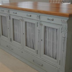 Buffet turns kitchen island