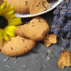 Lavender biscuits recipe.
