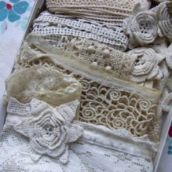 How to care and keep old lace at Little Pink Studio