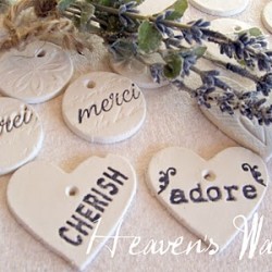 Making Clay tags with Heaven’s Walk