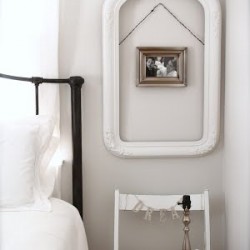 After white grey is fast becoming a favorite home decor color for me. So hooray for @freckled laundr