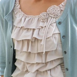 Tutorial from Tea Rose Home: Ruffle shirt