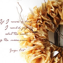 From Craftberry Bush gorgeous paper wreath!