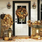 22 Fall Front Porch Ideas collected by @HomeStoriesA2Z