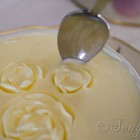 how to decorate butter with roses