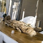 Tree Trunk Candle Stick 