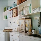 Laundry Room with Vintage Elements