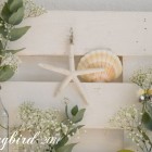 pallet wood summer mantel beach decor