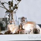 easy Christmas decorating candle lights display (5)