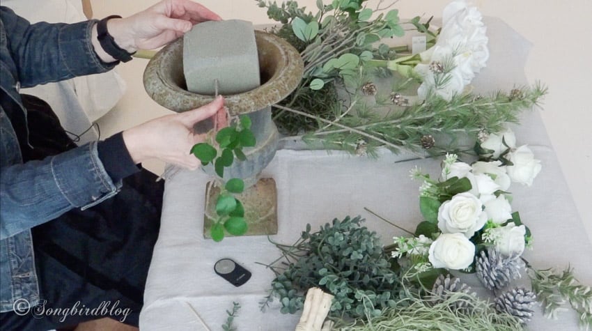 DIY floral arranging