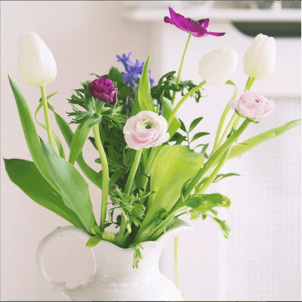 tulip and ranunculus bouquet