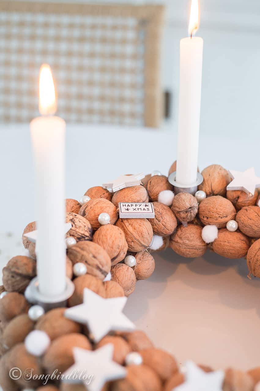 DIY Advent Centerpiece with Wreath